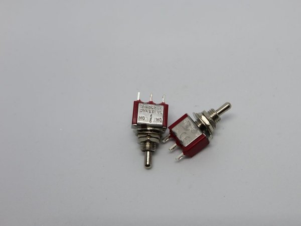 Mini Toggle Switch SPDT ON-OFF-ON short lever