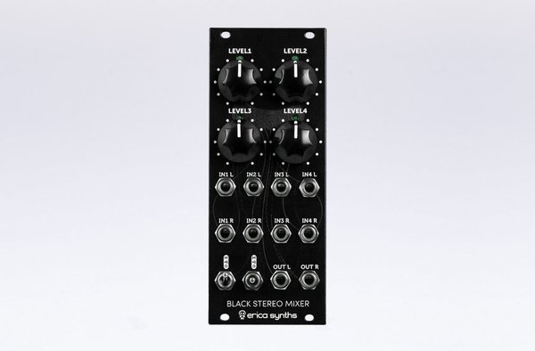 erica synths Black Stereo Mixer V3 (assembled)
