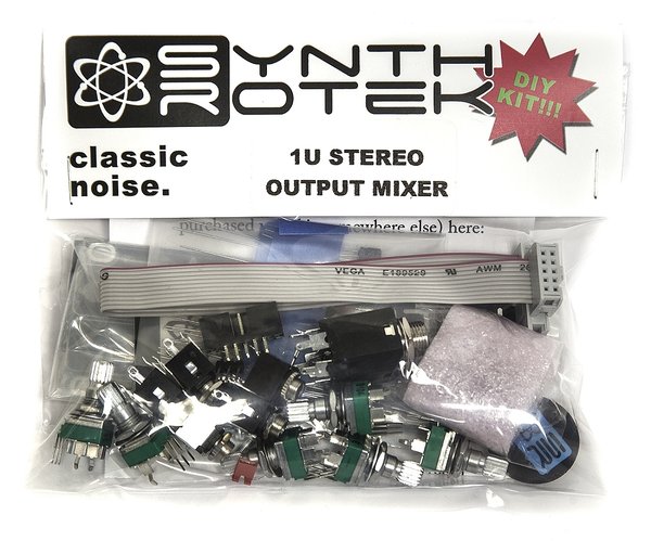 Synthrotek 1U Stereo Output Mixer